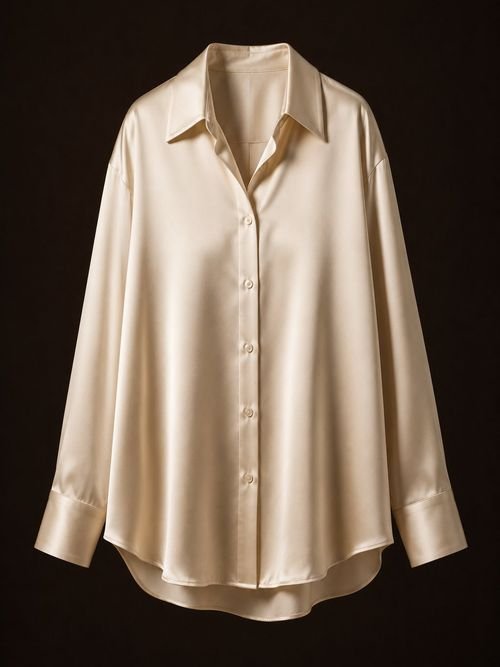 Blusa de seda